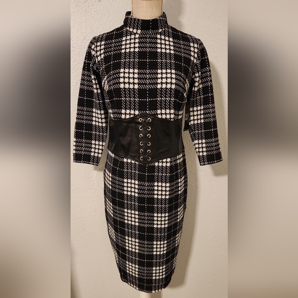 Checked dress